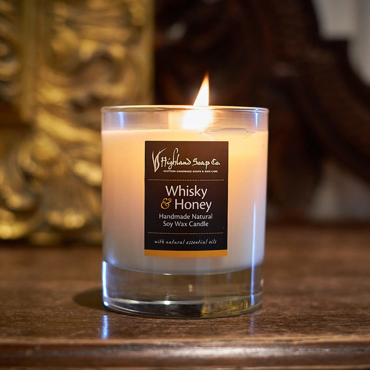 Whisky & Honey Natural Soy Wax Candle
