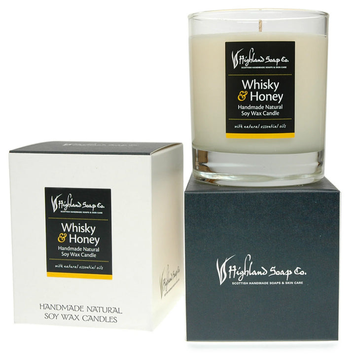 Whisky & Honey Natural Soy Wax Candle
