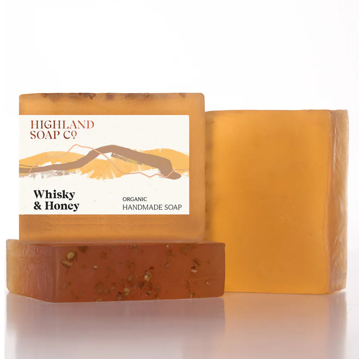 Whisky & Honey Organic Glycerin Soap 150g