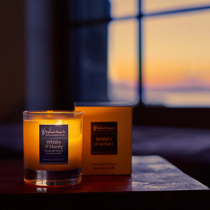 Whisky & Honey Natural Soy Wax Candle