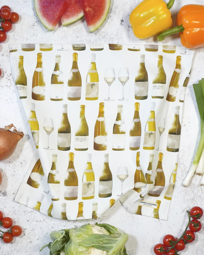 White Wine Napkin  by Corinne Alexander