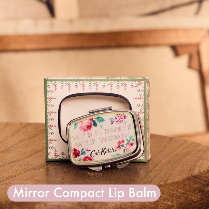 Cath Kidston Wild Flowers Wild Women Mirror Compact Lip Balm