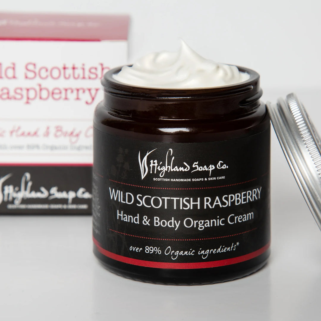Wild Scottish Raspberry Hand & Body Organic Cream