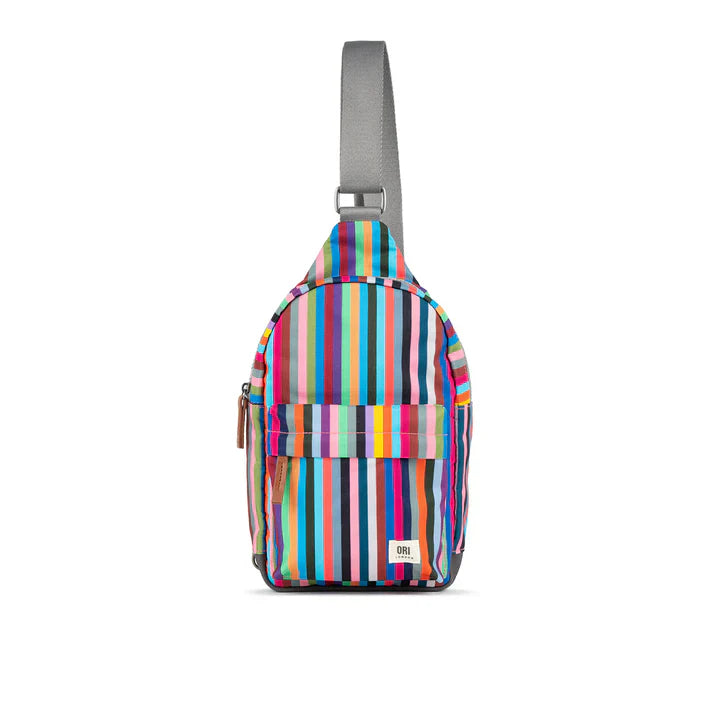 Willesdon Large Crossbody Bag in Multi Stripe Canvas