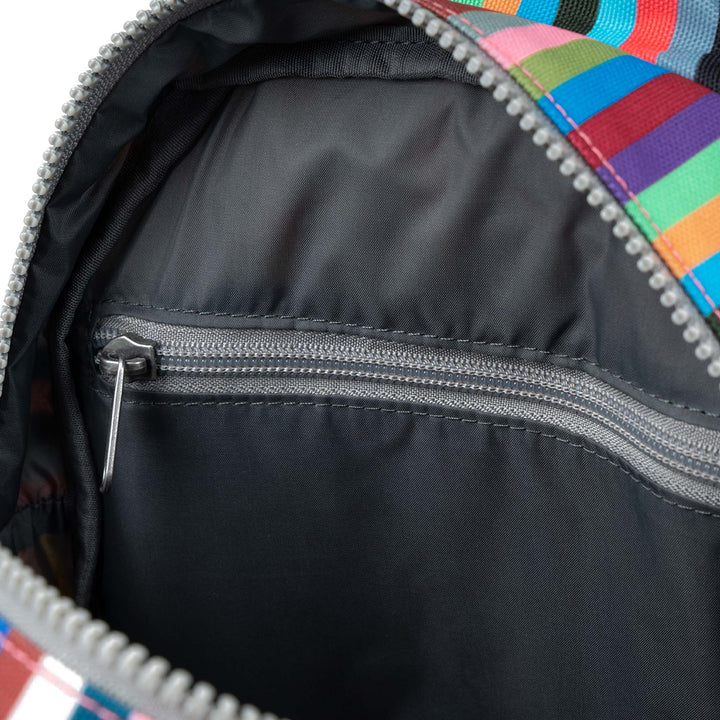 Willesdon Large Crossbody Bag in Multi Stripe Canvas