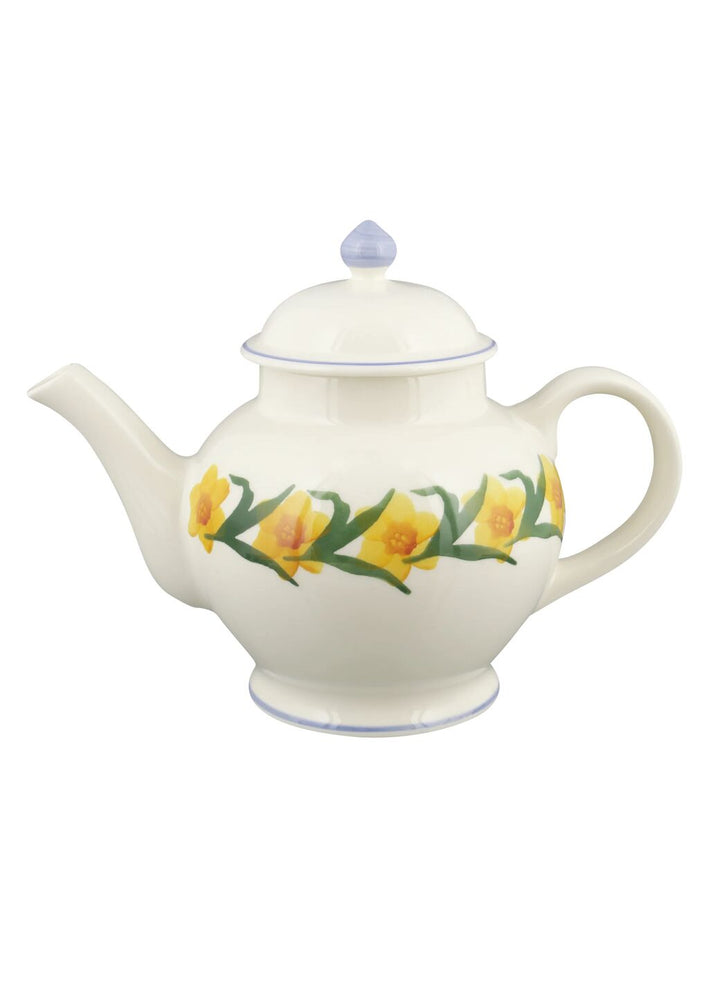 Windblown Daffodils 4 Mug Teapot