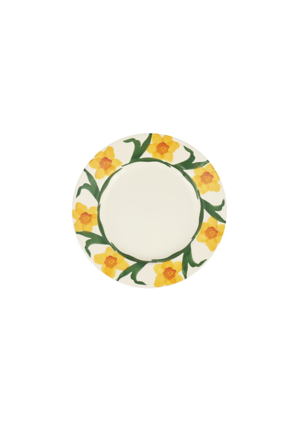 Windblown Daffodils 6 1/2 inch side plate