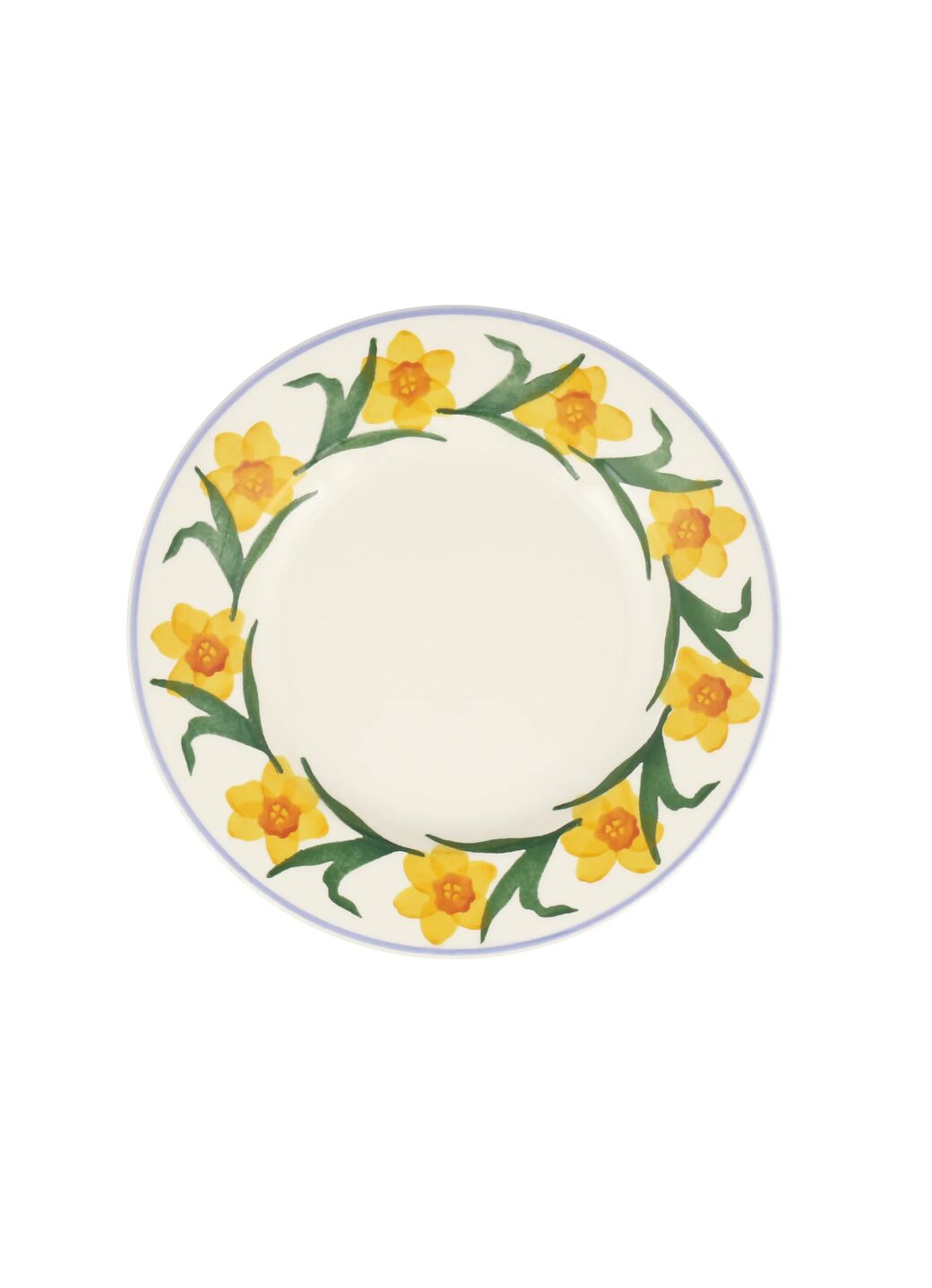 Windblown Daffodils 8 1/2 Inch Plate
