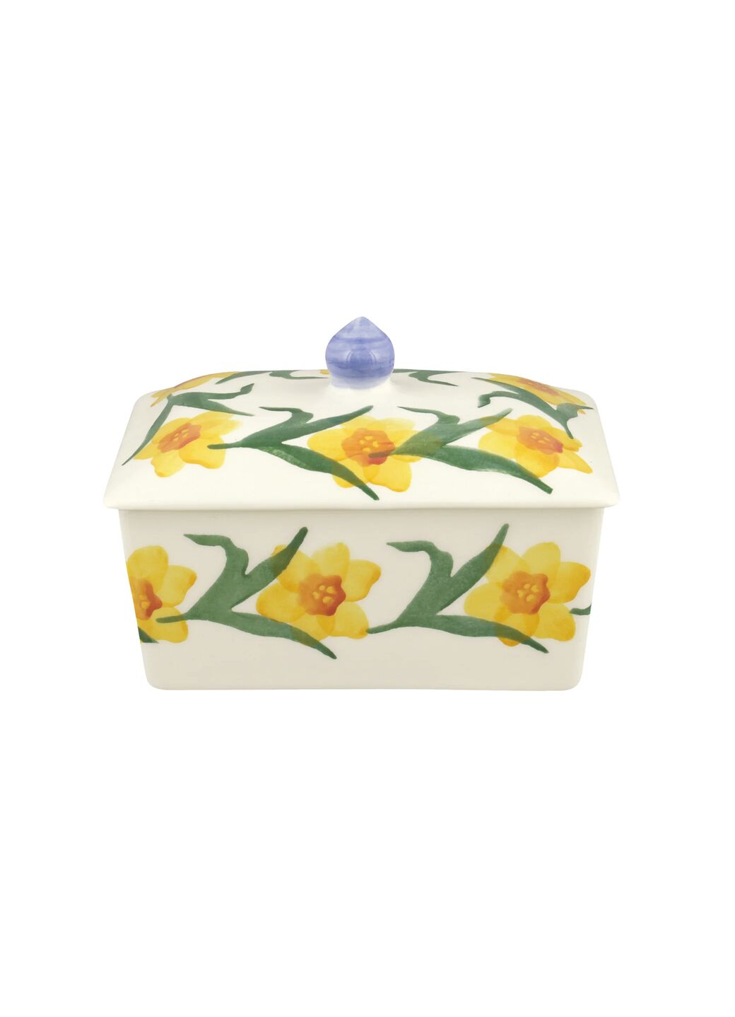 Windblown Daffodils Small Butter Dish