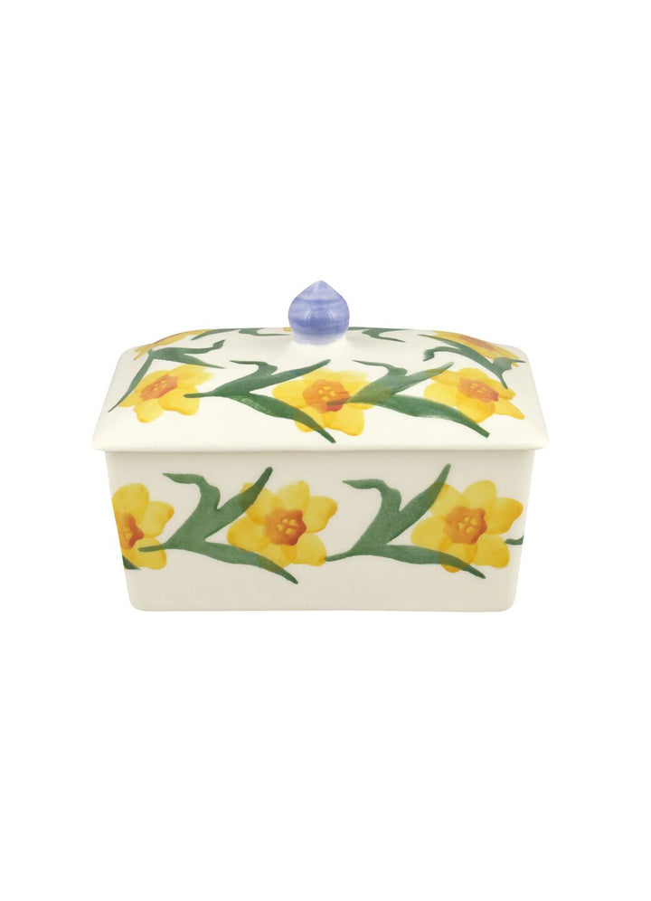 Windblown Daffodils Small Butter Dish