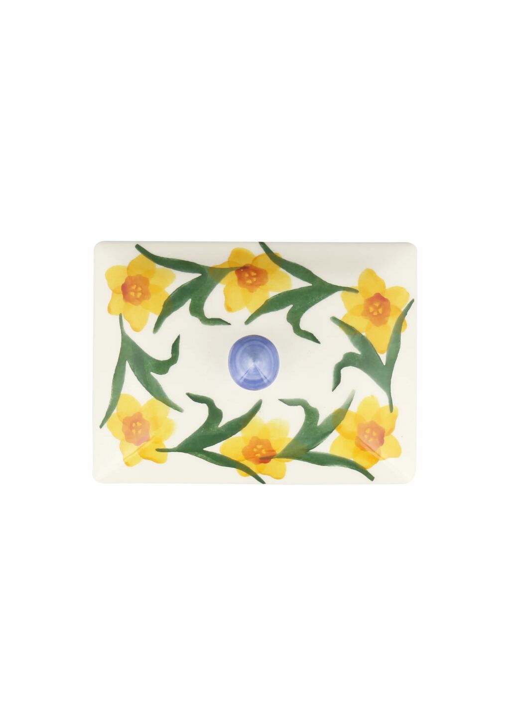 Windblown Daffodils Small Butter Dish