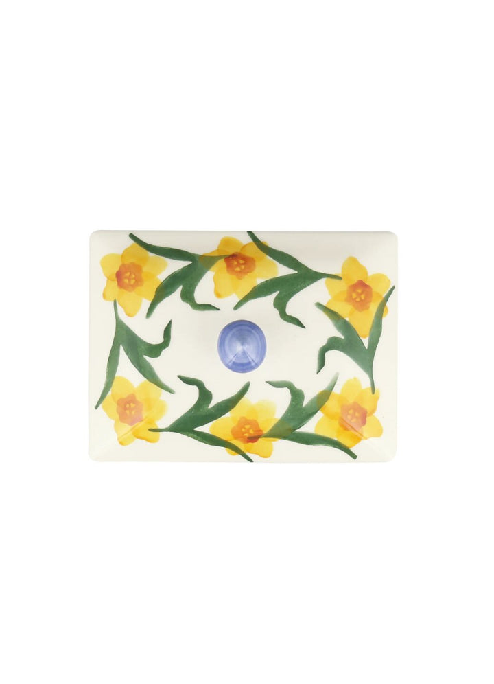 Windblown Daffodils Small Butter Dish