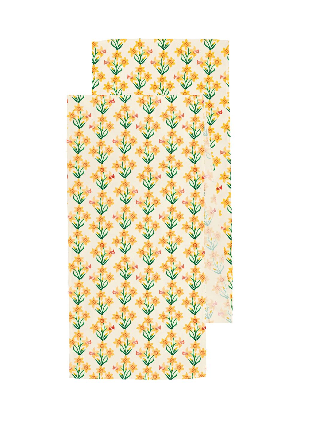 Windblown Daffodils Table Runner