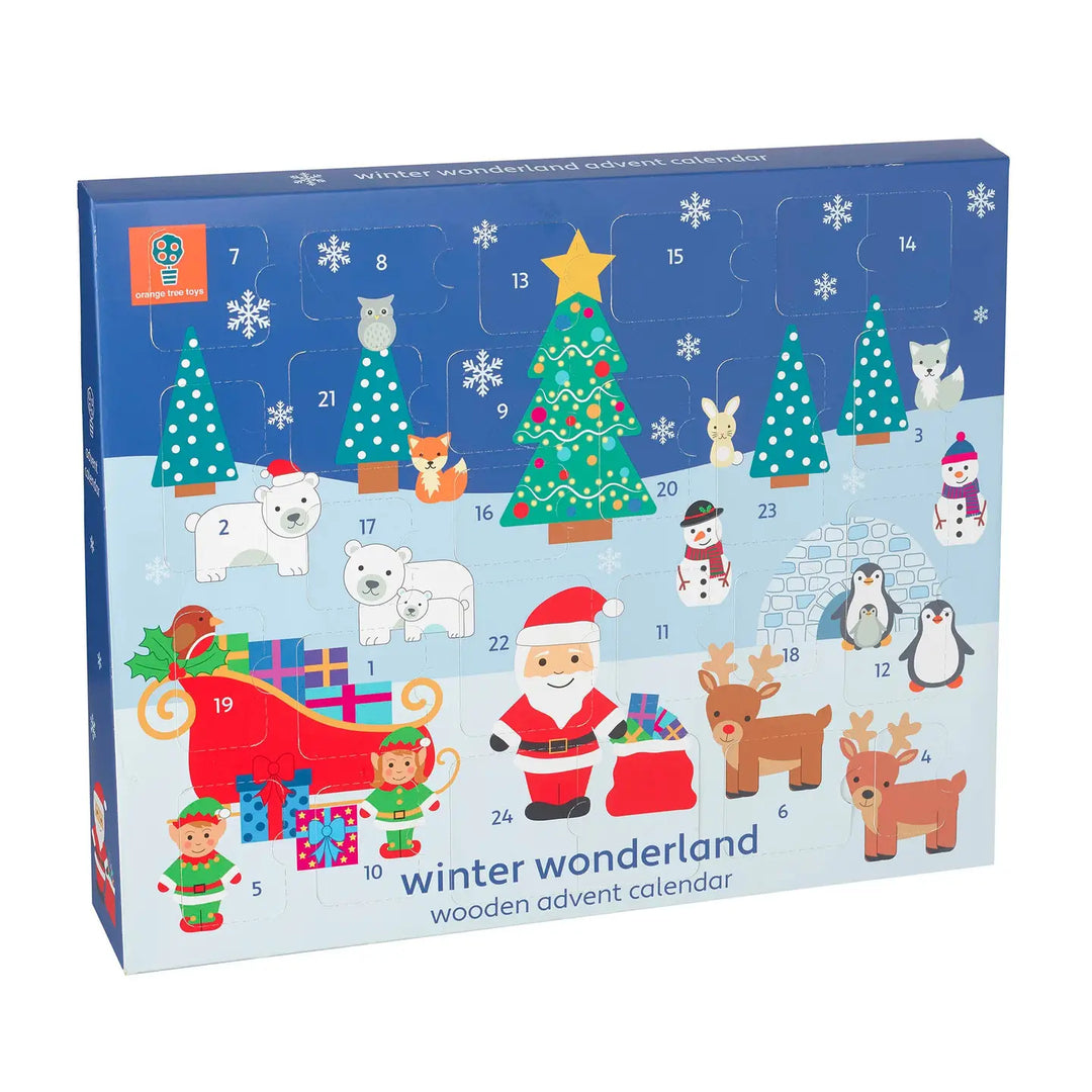 Winter Wonderland Wooden Advent Calendar