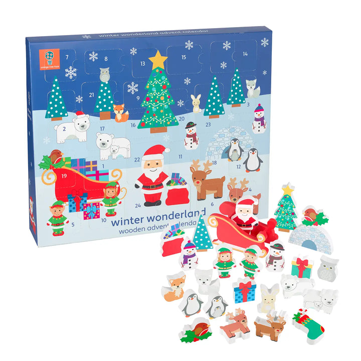 Winter Wonderland Wooden Advent Calendar