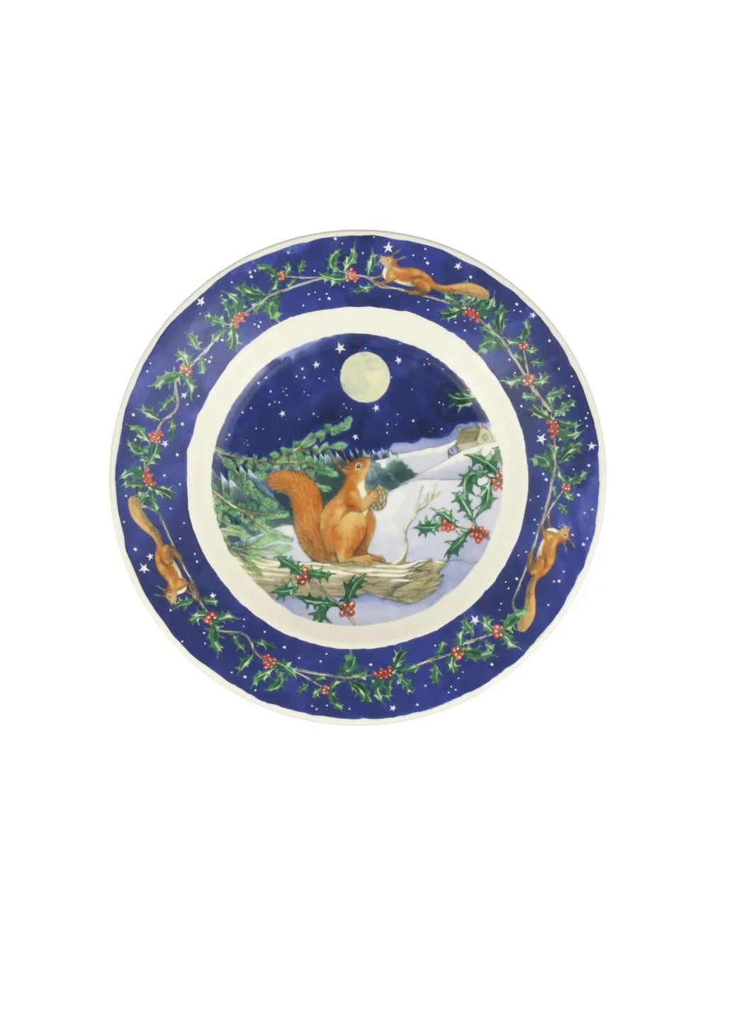 Midnight Squirrel 8 1/2 inch Plate