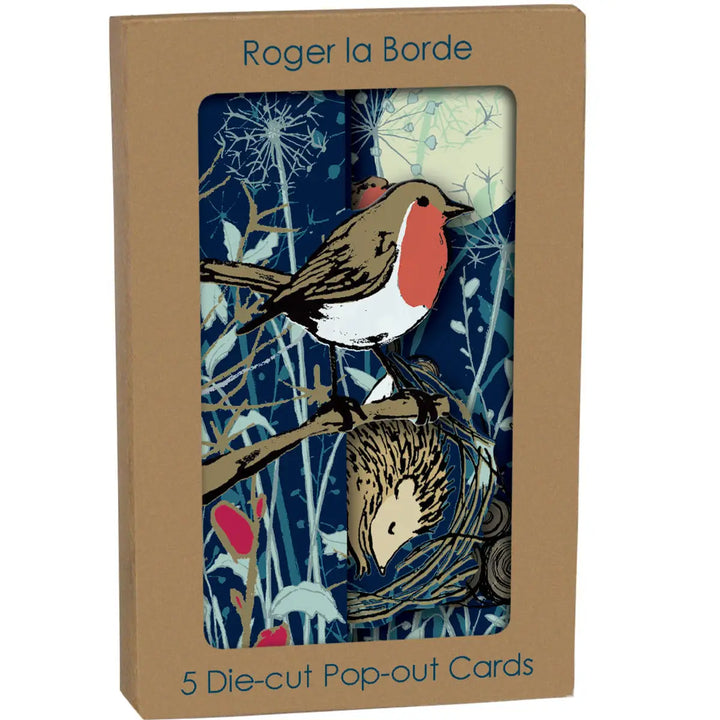 Winter's Tale Robin Tri-fold Card Pack