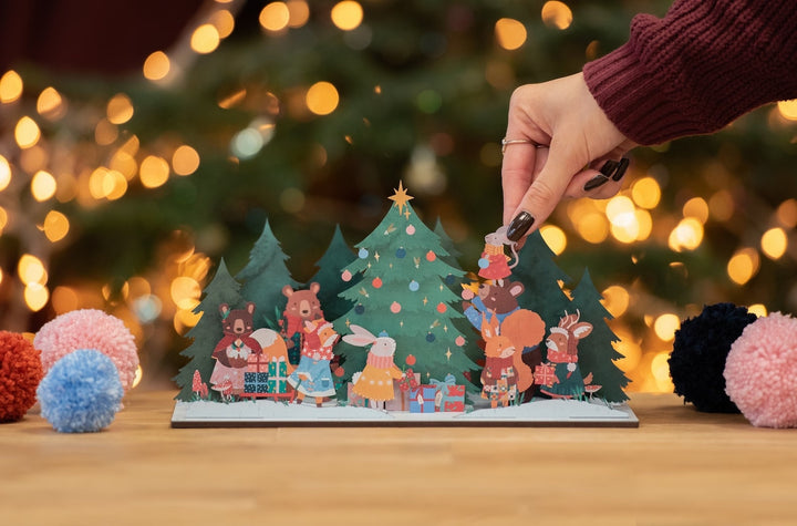 Winter Woodland Pop Out and Build Advent Calendar