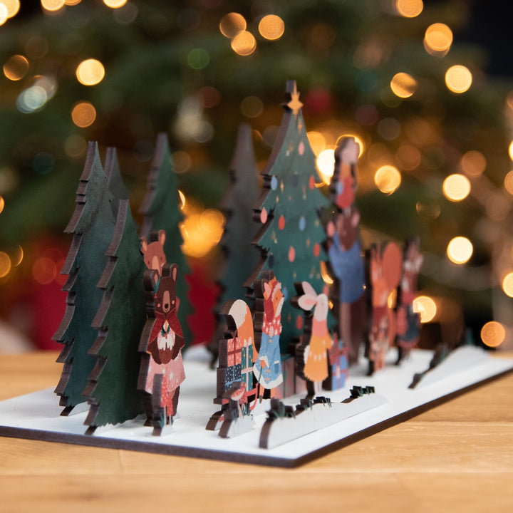 Winter Woodland Pop Out and Build Advent Calendar