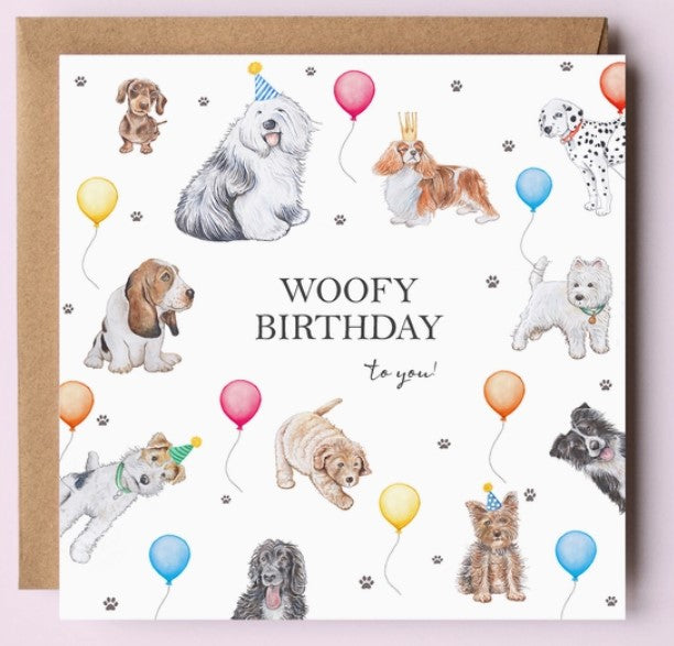 Woofy Birthday Dog Card (Copy)