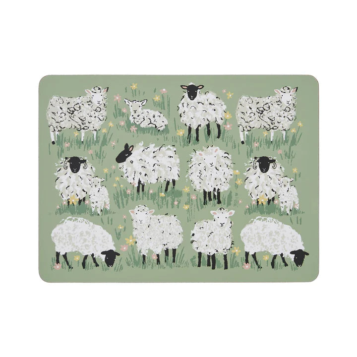Woolly Sheep Set of 4 Placemats