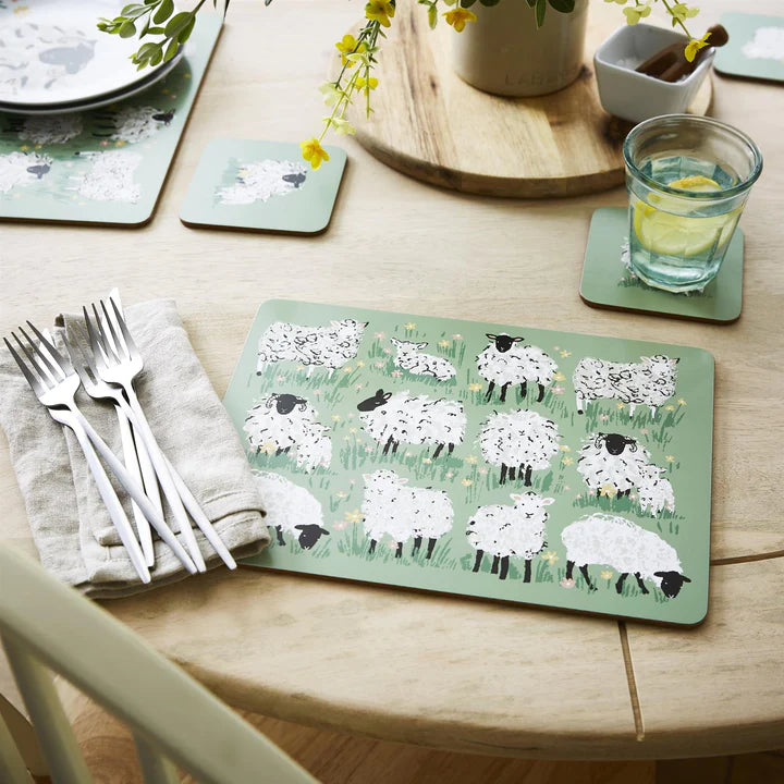 Woolly Sheep Set of 4 Placemats