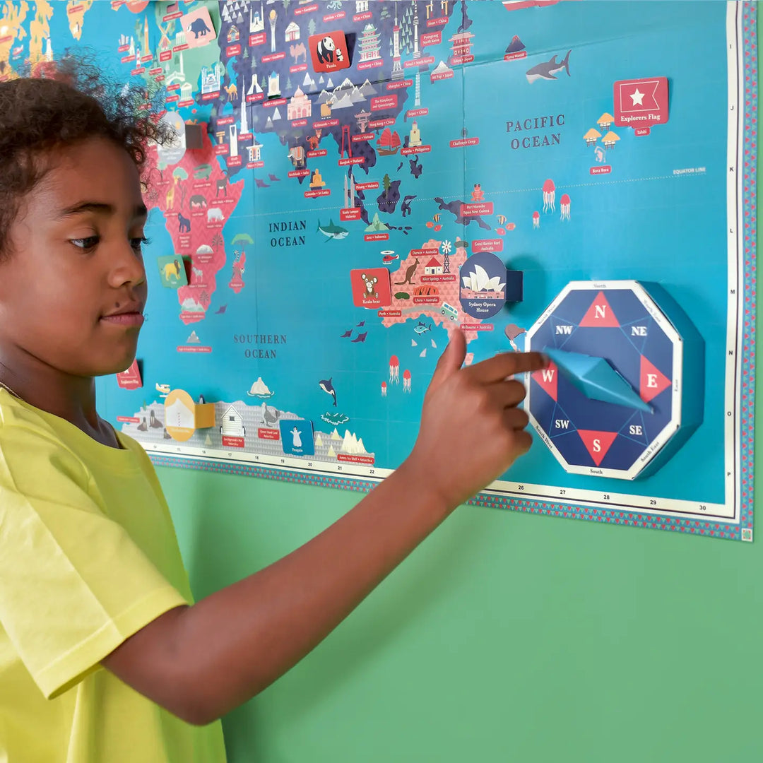 Create Your Own Giant World Map by Clockwork Soldier