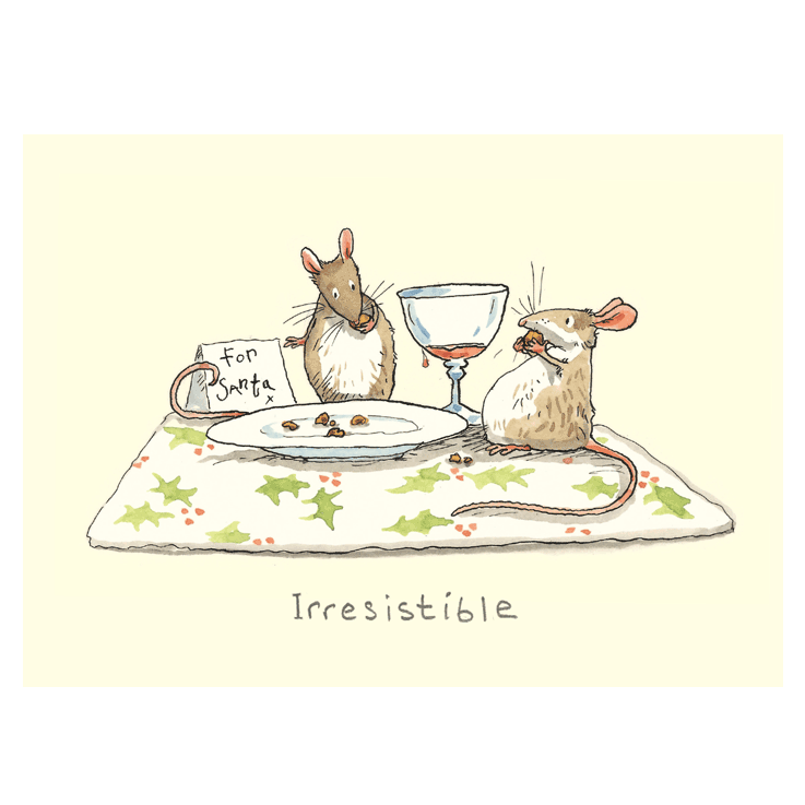 "Irresistible" Christmas Card