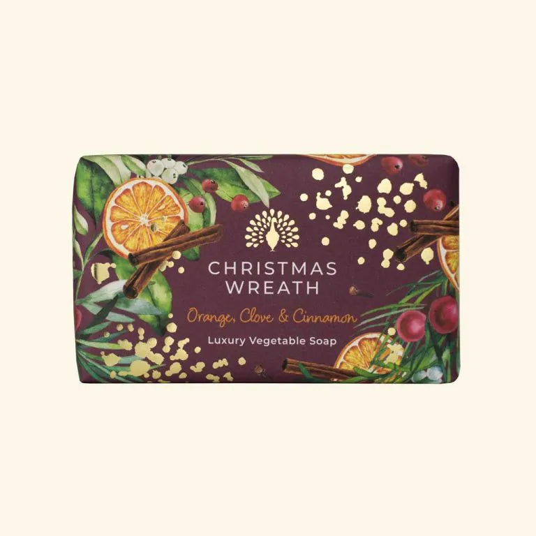 Christmas Tidings Christmas Wreath Soap - 190g