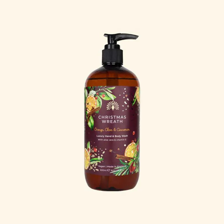 Christmas Tidings Christmas Wreath Hand & Body Wash
