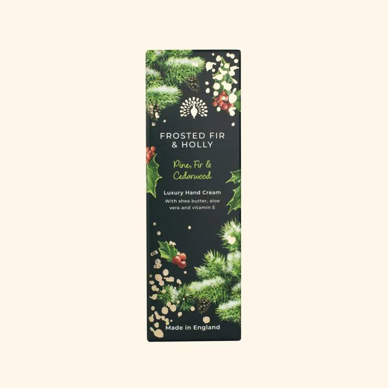 Christmas Tidings Frosted Fir and Holly Hand Cream