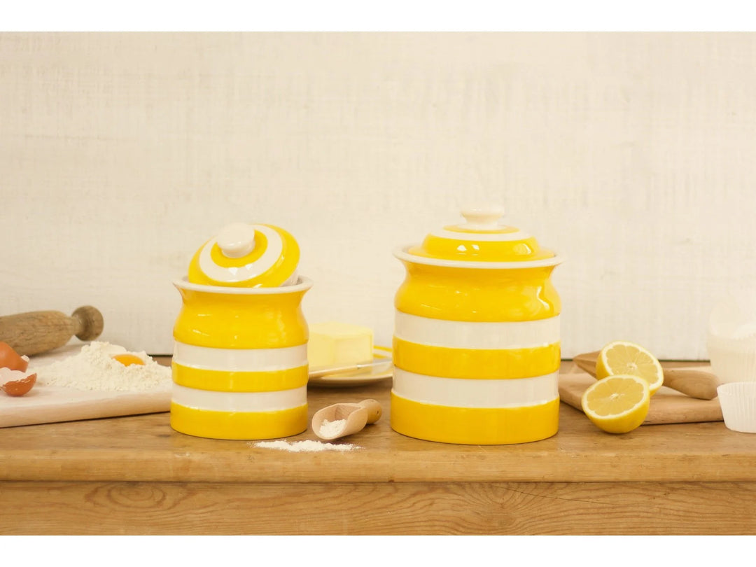 Cornishware Yellow Large Storage Jar 168cl
