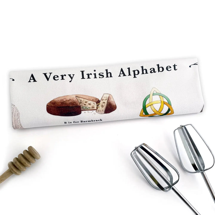 A Very Irish Alphabet Tea Towel