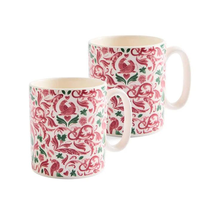 Christmas Tree Yuletide Set of 2 Mugs