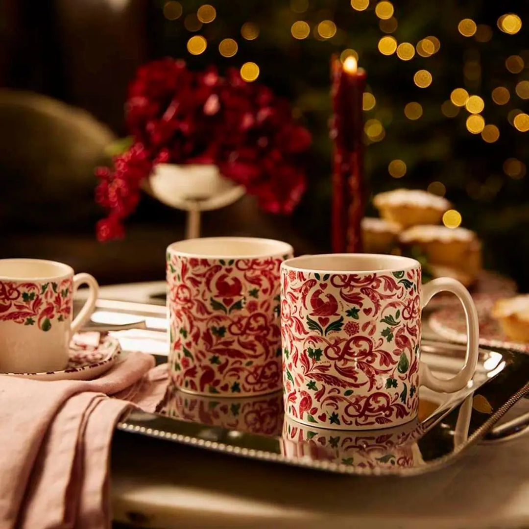Christmas Tree Yuletide Set of 2 Mugs