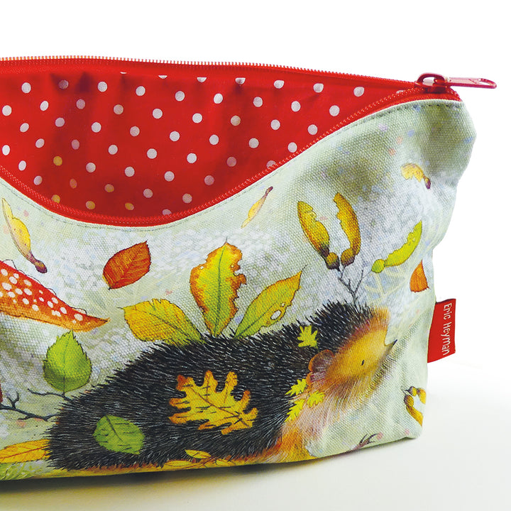 Hedgehog Zipped Pouch