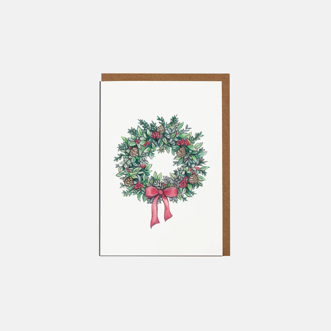 Wreath Mini-Christmas Card