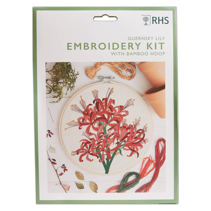 Royal Horticultural Society Guernsey Lily Embroidery Kit