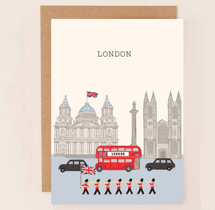 London featuring St Paul's Cathedral Greetings Card