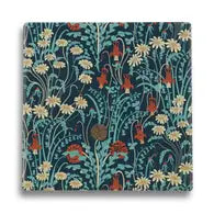 Walter Crane "Meadow Flowers" Ceramic Coaster