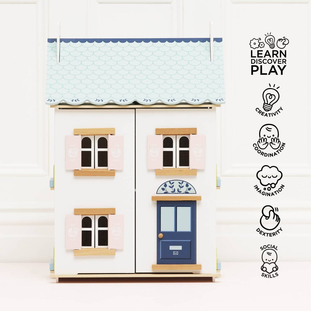 Blue Belle Wooden Dolls House