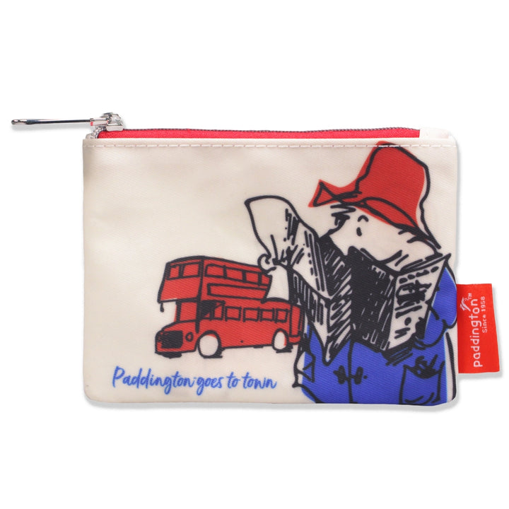 Paddington Bear London Bus Small Zip Coin Purse