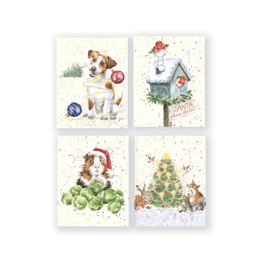 Woodland Animal Charity Gift Enclosure Card Pack