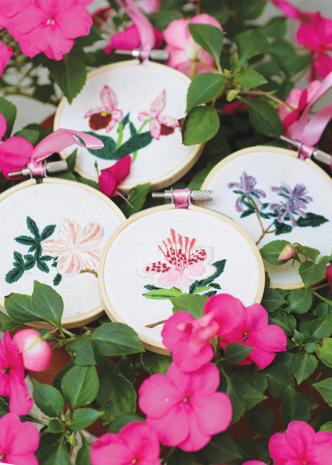 Royal Horticultural Society Miniature Floral Embroidery Kit