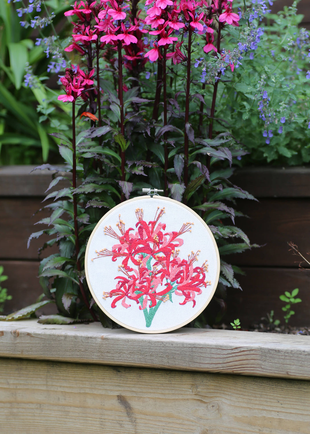 Royal Horticultural Society Guernsey Lily Embroidery Kit