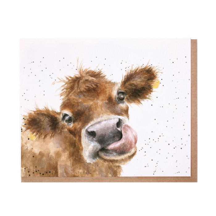'Mooooo' Greetings Card