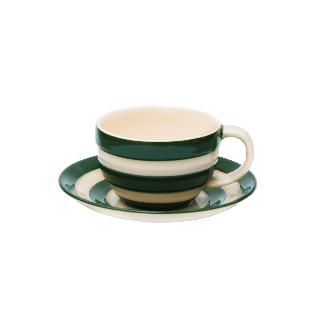 Cornishware Breakfast Cup & Saucer