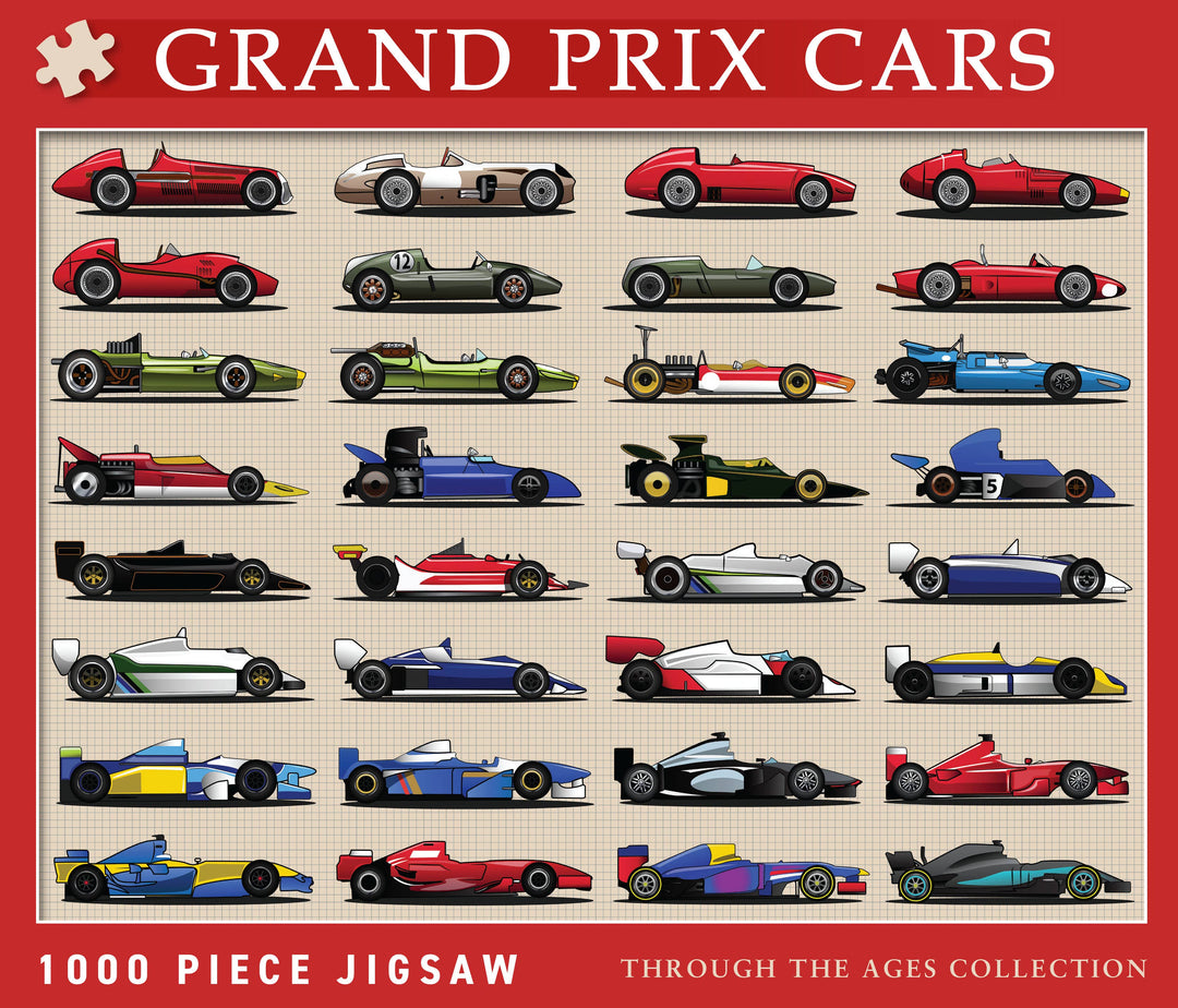 Grand Prix Racing Cars 1000 Piece Jigsaw