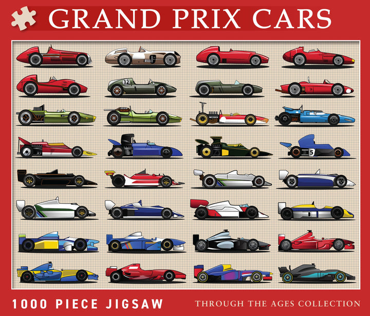 Grand Prix Racing Cars 1000 Piece Jigsaw