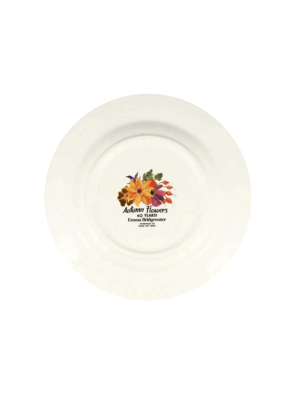 Autumn Flowers 8 1/2 Inch Plate